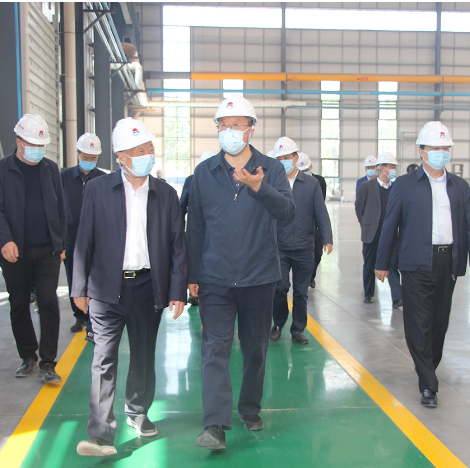 河南省人大常委會副主任、黨組副書記馬懿到公司參觀指導